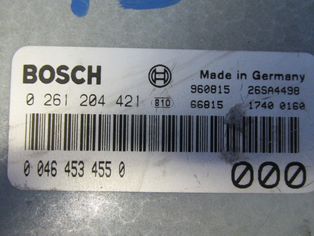 71961 Alfa Romeo 155 1,8 benzin motorvezérlő szett 0261204421