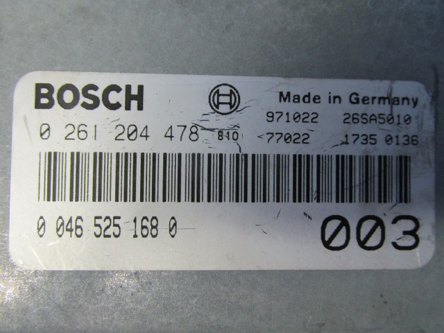 71959 Alfa Romeo 155 2,0 benzin motorvezérlő szett 0261204478