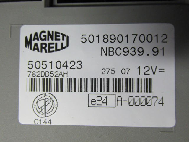 72080 Alfa Romeo 159 3,2 benzin motorvezérlő szett 0261S01062