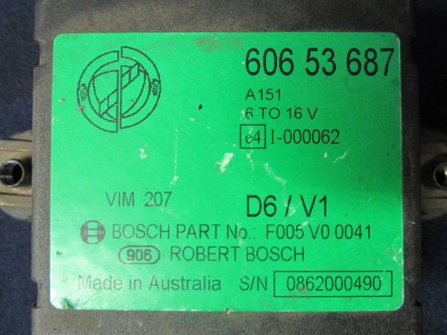 72058 Alfa Romeo 156 2,0 16v benzin Euro 2 motorvezérlő szett 0261204948 , 46768470