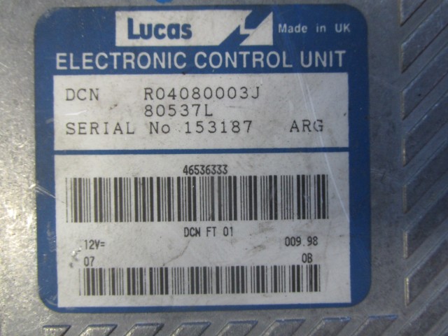 Fiat Bravo, Brava, Marea 1,9 8v  TD 100 Diesel motorvezérlő 46536333