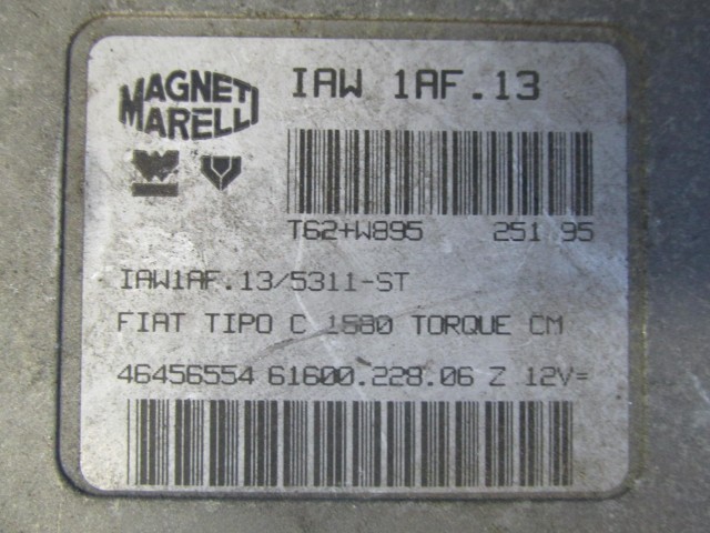 Fiat Tipo 1,6 benzin motorvezérlő 46456554