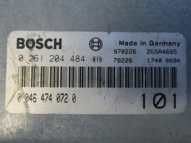 72175 Alfa Romeo Gtv 2,0 benzin motorvezérlő 0261204484