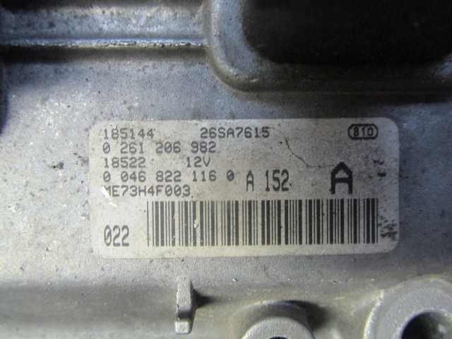72315 Fiat Punto II. 1,2 benzin motorvezérlő 0261206982