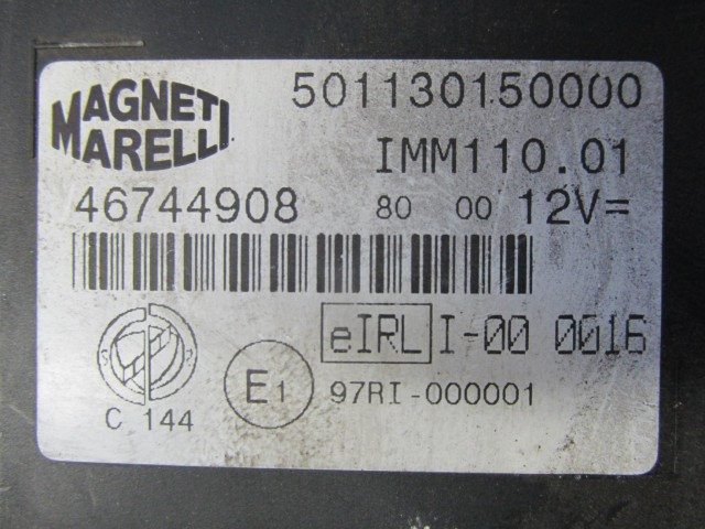 72438 Fiat Marea 1,6 benzin motorvezérlő szett 46761564