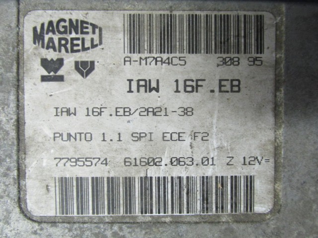 Fiat Punto I. 1,1 benzin motorvezérlő 7795574