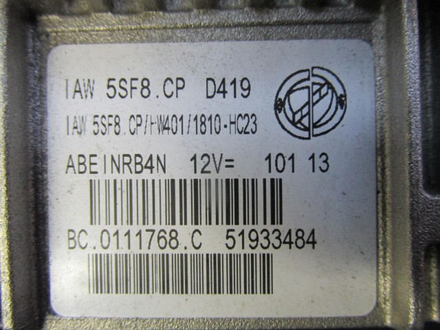 Fiat Panda III. 1,2 benzin motorvezérlő 51933484