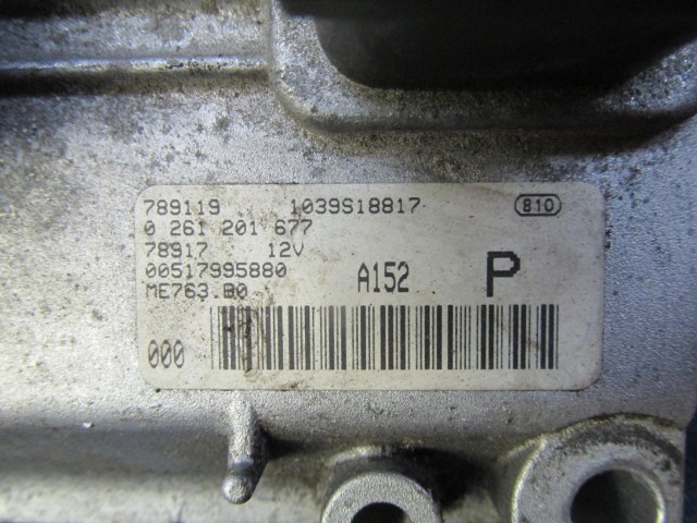 Fiat Panda 2003-2012 1,4 16v  benzin motorvezérlő 51799588, 0261201677