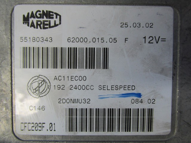 Fiat Stilo 2,4 benzin váltóvezérlő 55180343