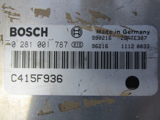 Alfa Romeo 166 2,4 Jtd motorvezérlő 0281001787