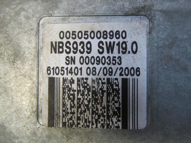 72476  Alfa Romeo 159 2,4 Jtd motorvezérlő szett 0281013417 , 55207038