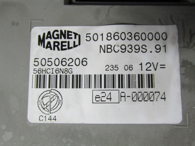 72476  Alfa Romeo 159 2,4 Jtd motorvezérlő szett 0281013417 , 55207038