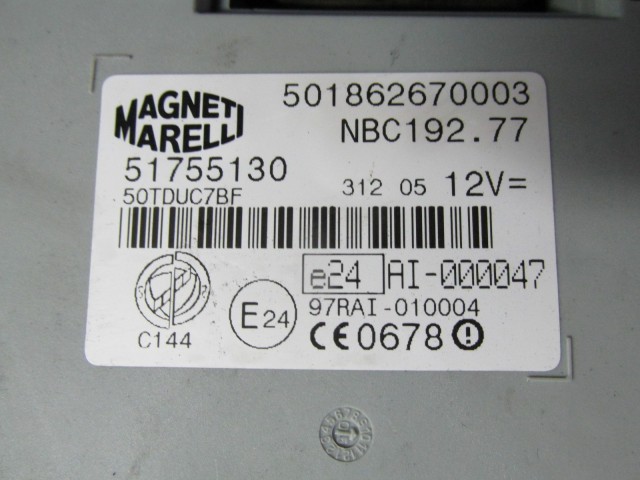 72465 Fiat Stilo 1,9 8v Diesel motorvezérlő szett 0281012862