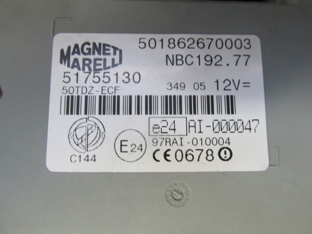Fiat Stilo  immobiliser doboz 51755130