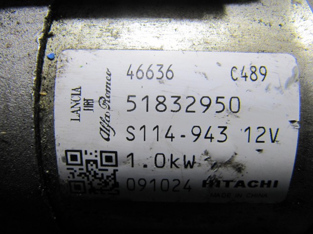 Fiat/ Lancia 51832950 számú önindító 