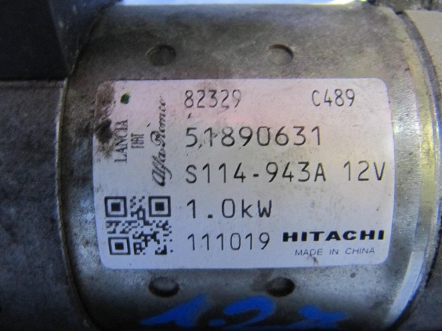 Alfa Romeo, Fiat, Lancia önindító 51890631