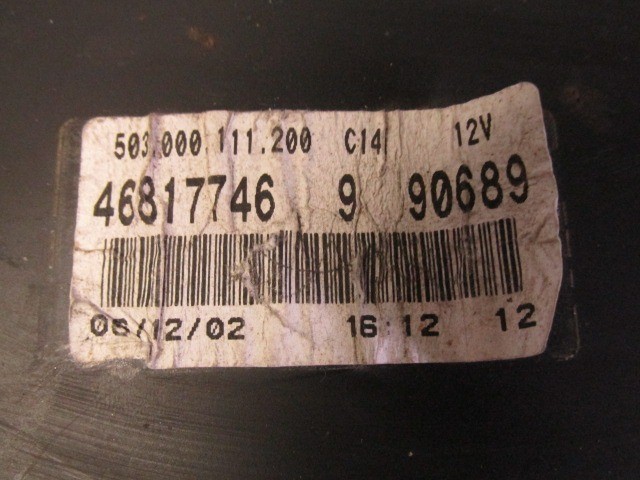 Fiat Doblo I-II.  46817746 számú óracsoport