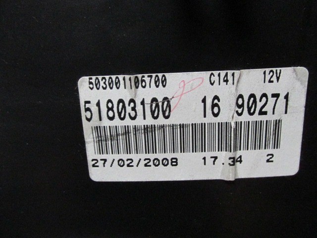 Fiat Grande Punto óracsoport 51803100