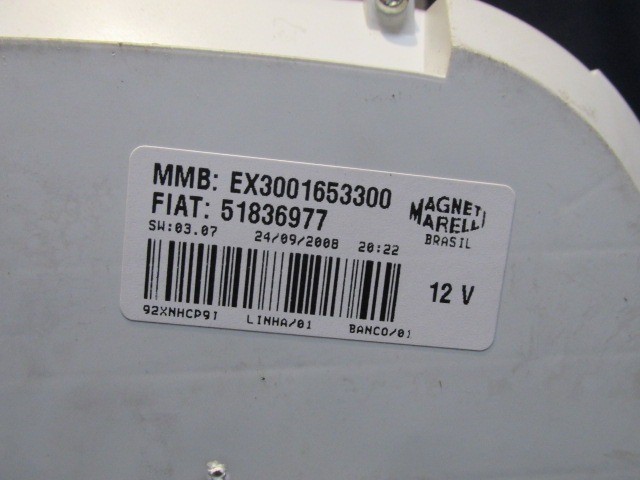 Fiat Linea 51836977 számú óracsoport