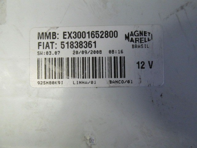 Fiat Linea 51838361 számú óracsoport