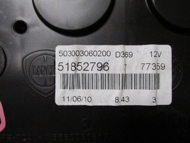 Fiat Punto Evo óracsoport 51852796