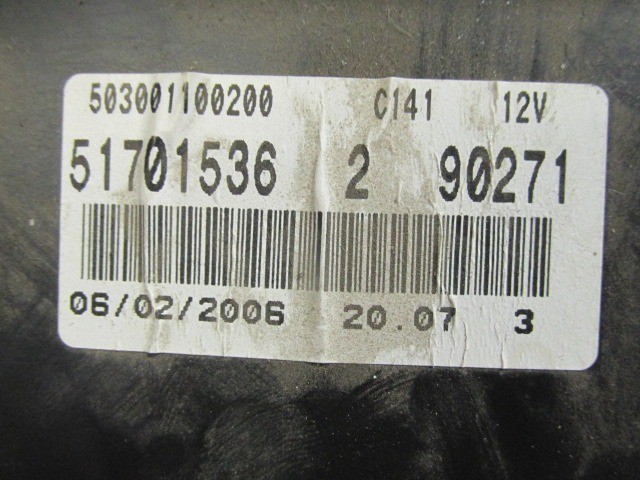 Fiat Grande Punto óracsoport (kilóméteróra) 51701536