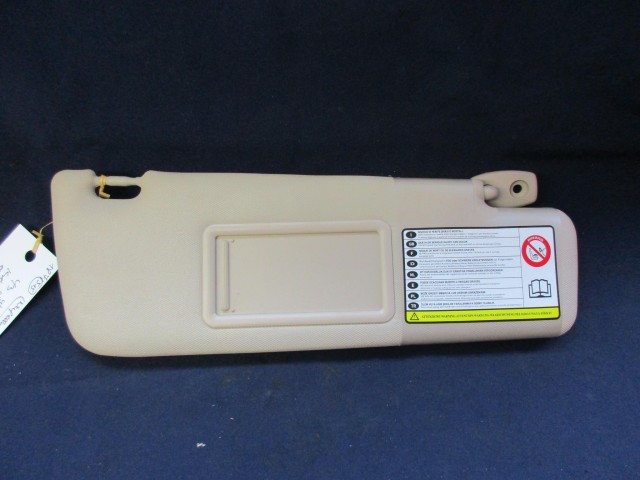 Lancia Ypsilon III. jobb oldali,krém színű, elhúzható tükrös napellenző