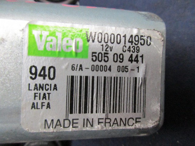 Alfa Romeo Giulietta hátsó ablaktörlő motor  50509441