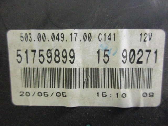 Fiat Panda II. 2003-2012 óracsoport (kilóméteróra) 51759899