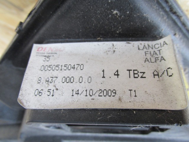 Fiat Bravo II. 1,4 benzin hűtőventilátor keret motorral 50515047