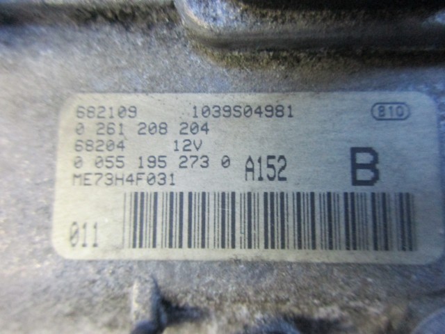 Fiat Stilo 1,4 benzin motorvezérlő 0261208204