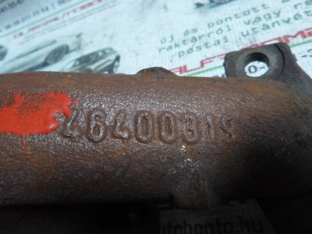 Fiat Seicento 46400319 számú kipufogócsonk