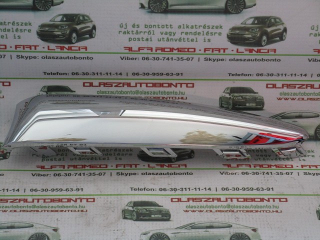 Fiat 500 2015- Lounge gyári új, első lökhárító,bal oldali alsó díszcsík 735642307