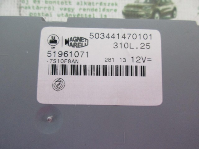 Fiat Linea FL 51961071 számú immobiliser doboz