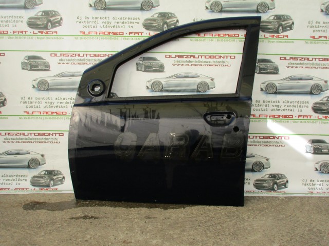 Ajtó11957 Fiat Punto II. III. kék színű, bal első ajtó