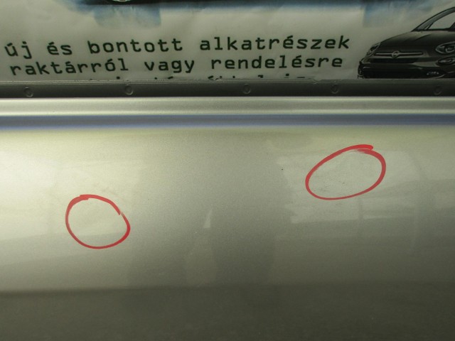 11963 Alfa Romeo 156 kombi ezüst színű, jobb hátsó ajtó