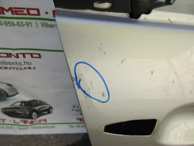 11985 Alfa Romeo 156 ezüst színű, jobb első ajtó