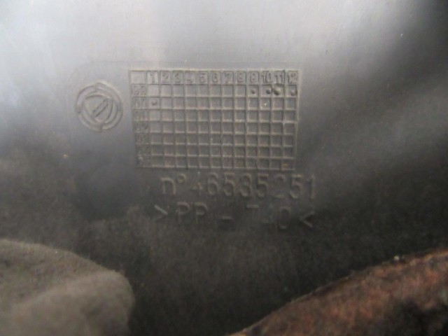 Fiat Punto II. III. 1,9 Jtd 8v, 46535251 számú motor burkolat