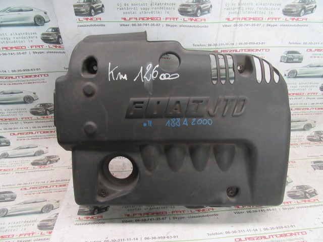 Fiat Punto II. III. 1,9 Jtd 8v , 46535251 számú motor burkolat