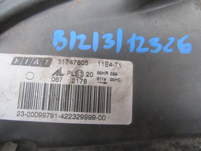 Fiat Multipla II. 51747607 számú, bal első lámpa