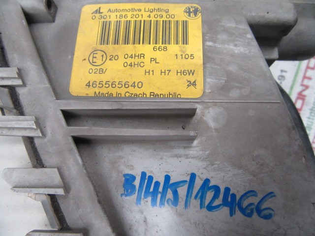12466 Alfa Romeo 147 2000-2005 bal első lámpa a képen látható sérüléssel