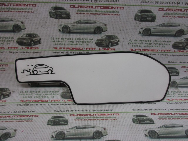 Fiat 500 71805811001 számú, gyári új, rajztábla, jobb kormányos kivitelhez