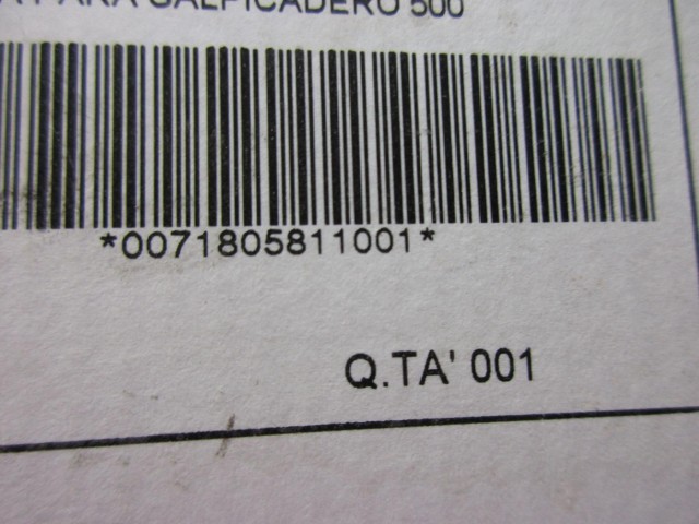 Fiat 500 71805811001 számú, gyári új, rajztábla, jobb kormányos kivitelhez