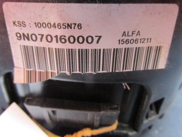 Alfa Romeo 159, Brera, Spider Fekete színű kormánylégzsák 156061211