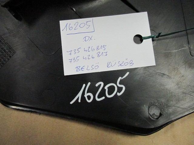 Fiat 500 735426815 számú, jobb oldali küszöb belső borítás