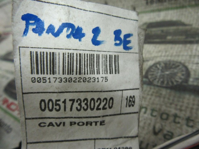 Fiat Panda II. bal első ajtó  kábel köteg