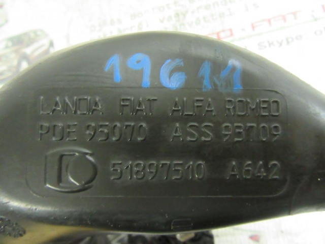 Fiat/Lancia 1,3 Jtd, 51897510 számú levegőcső