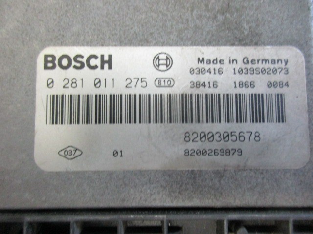 Renault Megane Scenic 1,9 DCI motorvezérlő 0281011275