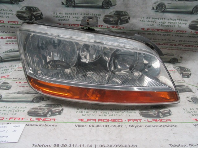 Fiat Multipla II. 51747604 számú, jobb első lámpa a képen látható sérüléssel