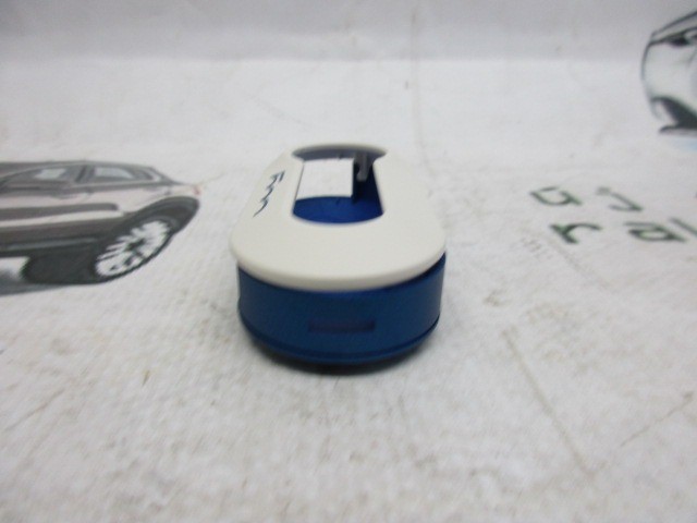 Fiat 500 gyári új, kék-fehér színű kulcsház 50927693